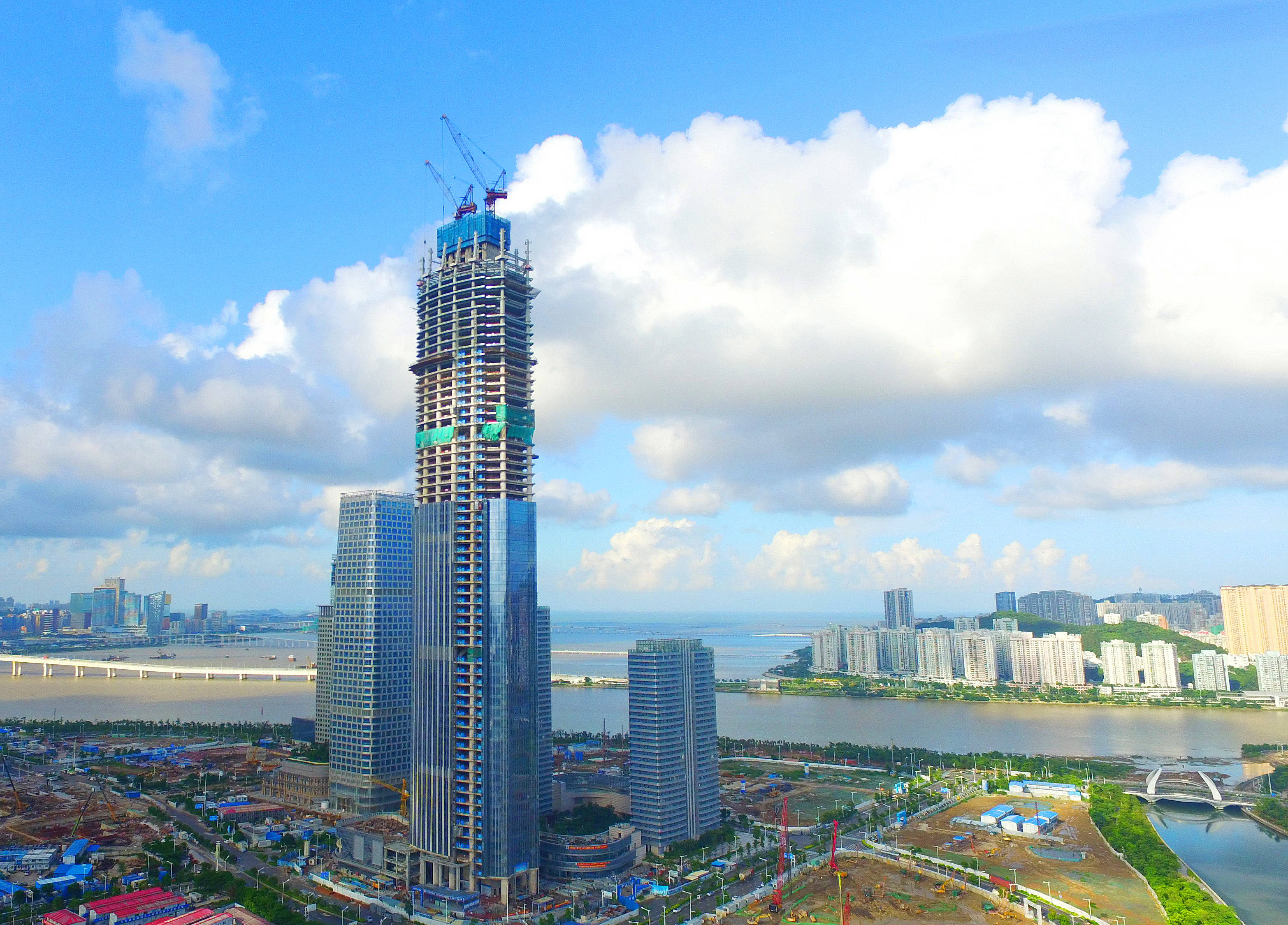 原创珠海中交汇通横琴广场项目竣工,系中交集团历史上第一高楼