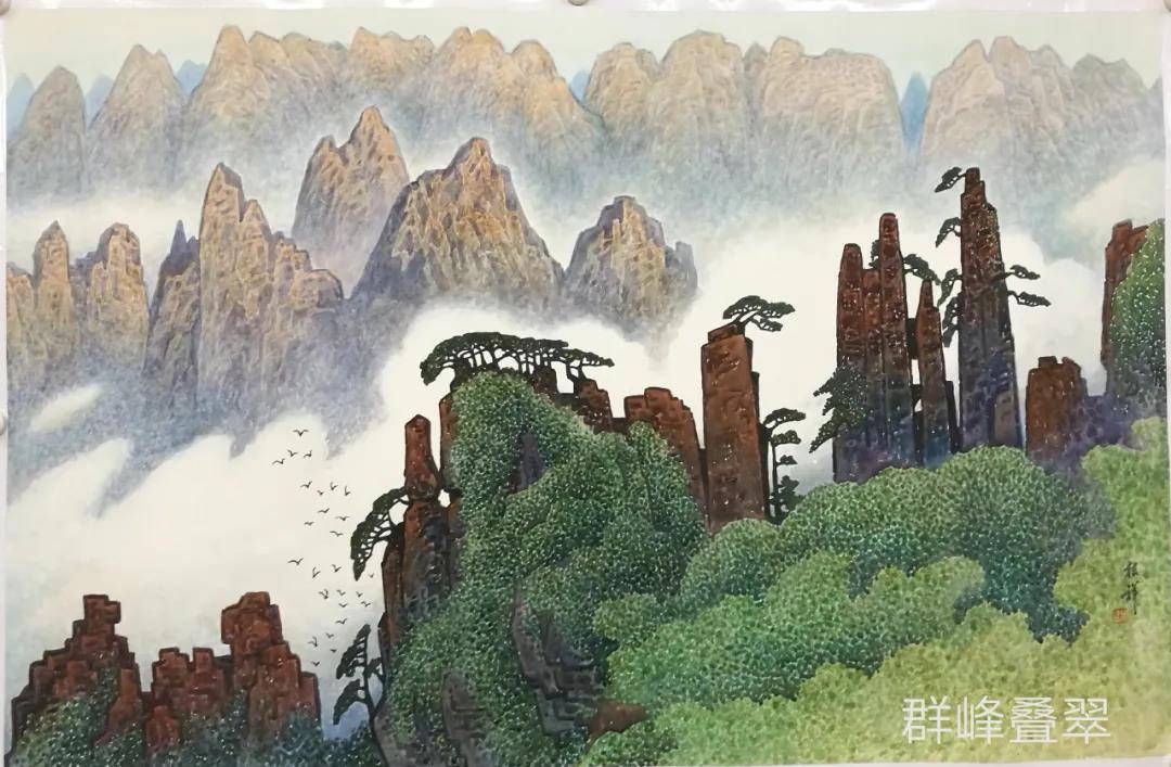 预告|梁根祥风景画展:积色点染的自然美_水彩画