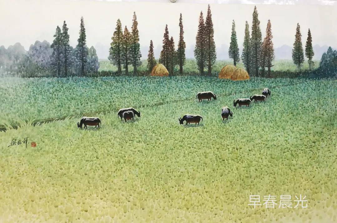 预告|梁根祥风景画展:积色点染的自然美