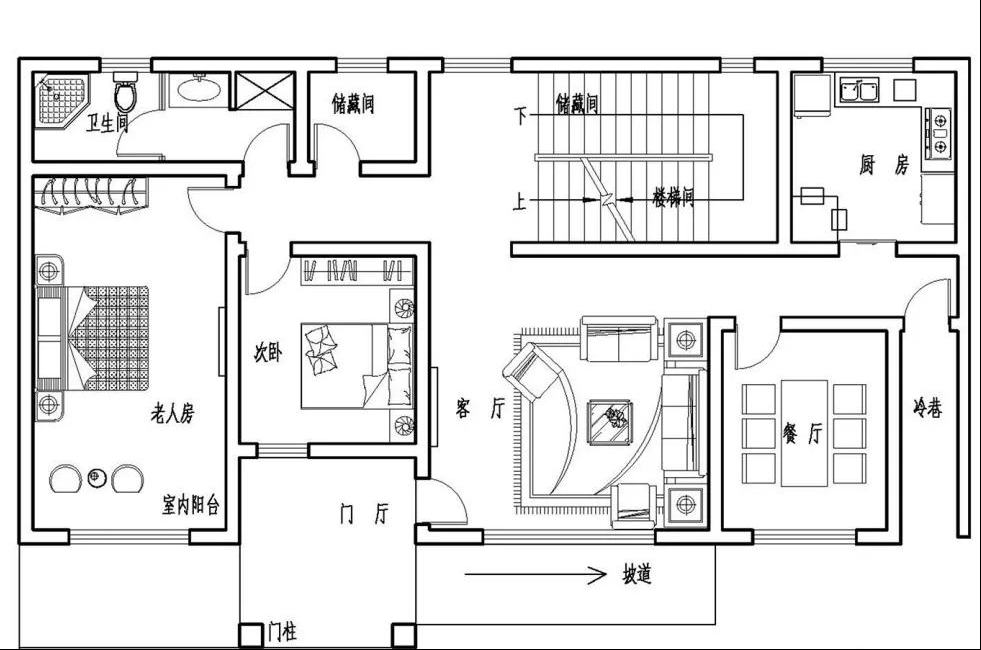 90后成建房主力军,这6套二层现代别墅,就是最好的选择_户型