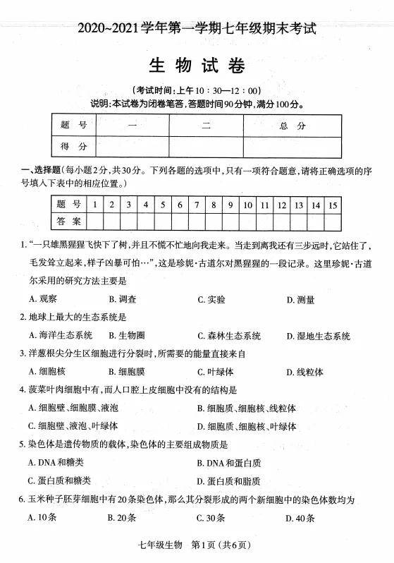 初中初一人教版七年级上册生物学全册教案下载_初中生物教案下载_初中信息技术教案 下载