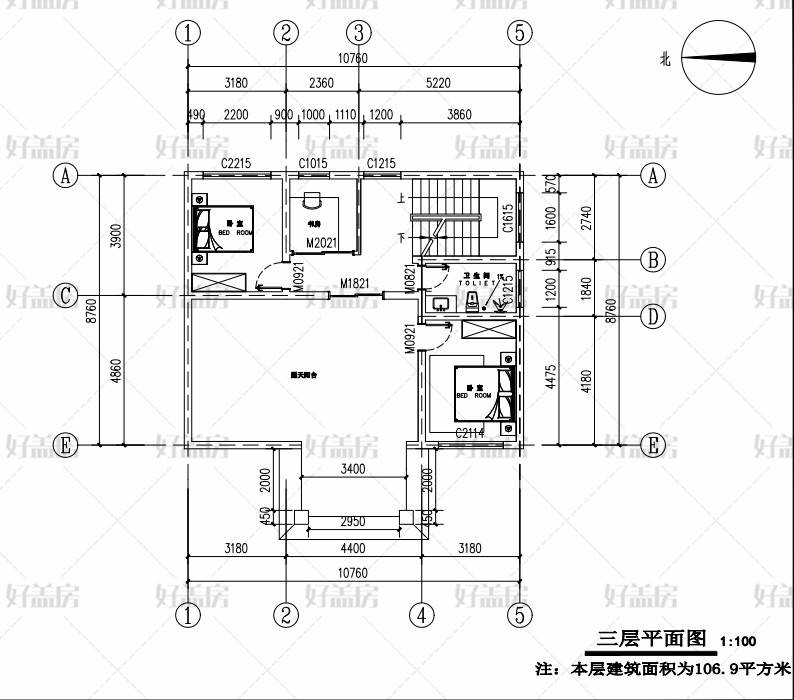 普通农村旧房翻新图