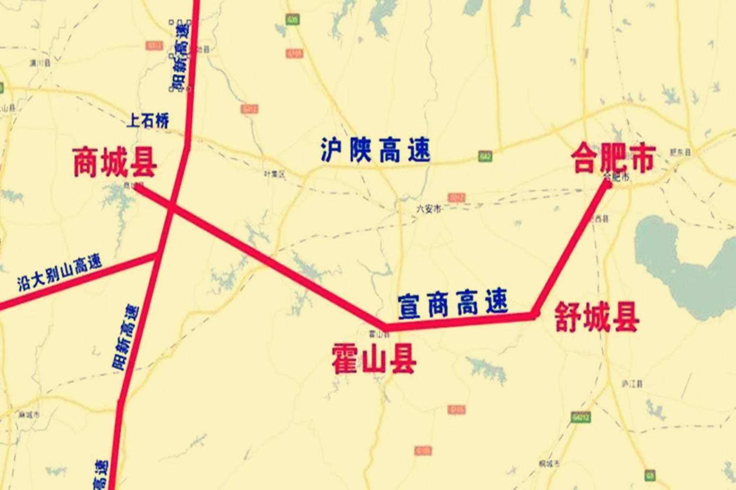 原创安徽规划建一段高速公路全长约175公里可对接河南省