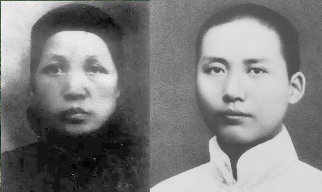 原创文七妹:留下唯一合照,临终呼喊石三伢子,毛泽东亲自撰写祭母文