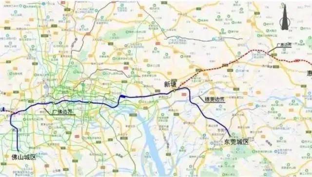 将与在建的广佛东环,广佛南环接轨,最后形成广佛环线闭环成网,但线路