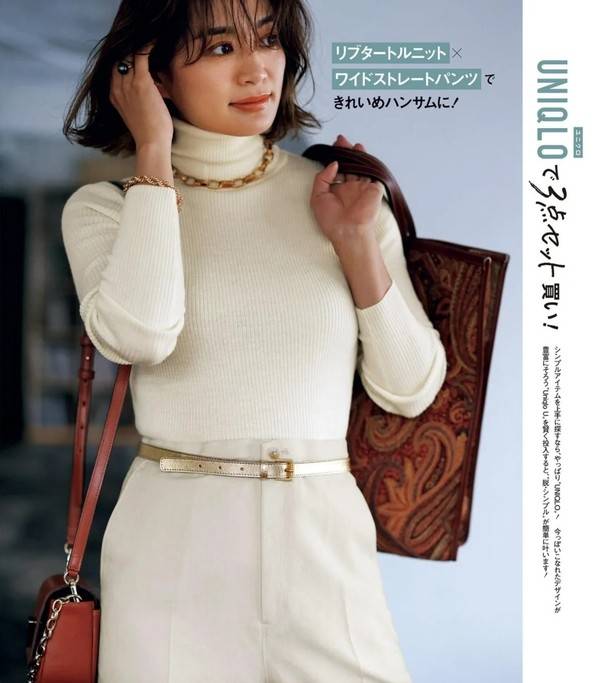 no3,塞一半衣角塞一半的办法,很适用于打造慵懒日系的氛围,越是严肃