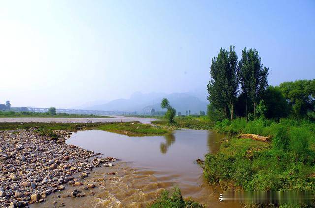 石家庄冶河游记:井陉高岸村河岸风光