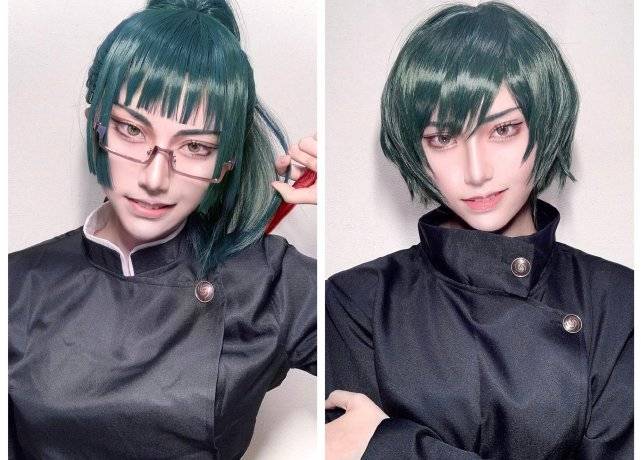 一人cos咒术回战四个角色,全都很还原,网友:百变coser_真依