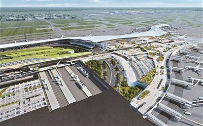 广州白云机场三期工程复工5条跑道中国建筑面积最大民航机场