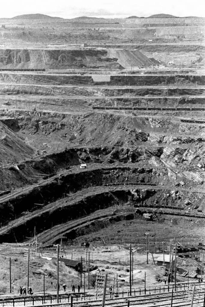 历史老照片民国时期的抚顺煤矿