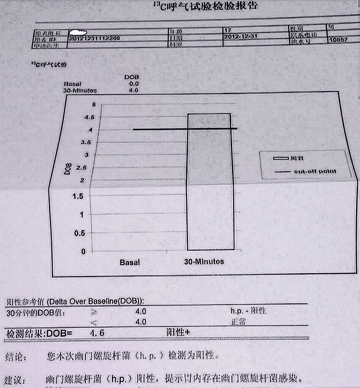 科普幽门螺杆菌呼气试验数值越大说明越严重吗