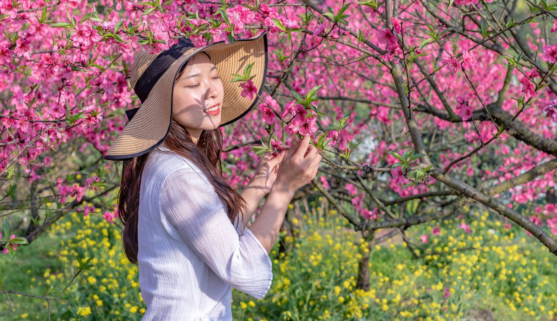 原创主城出发自驾15h小时就到圣水湖桃花岛藏了最美春天