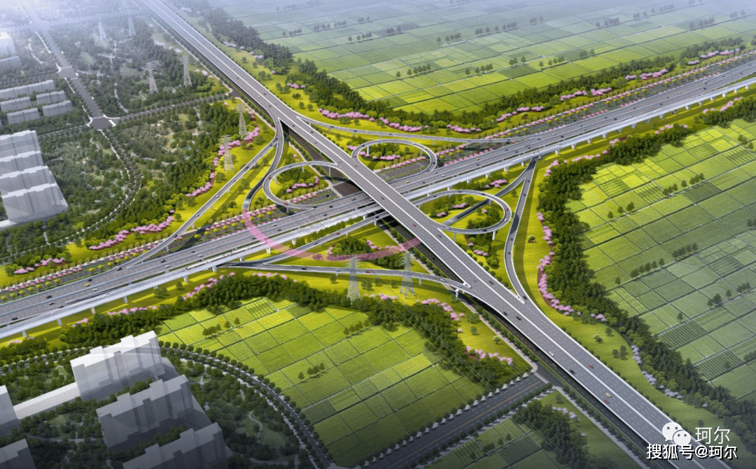 郑开大道快速路研究方案示意图-来源研究方案▲郑开大道快速路研究