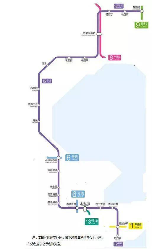 青岛地铁12号线之前也曾出现在青岛市城市轨道交通三期建设规划 (2020