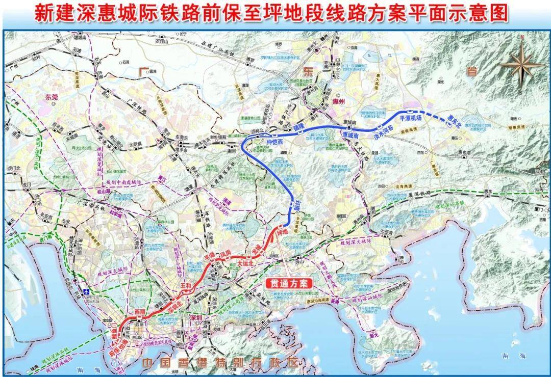 好消息!深惠城际惠州段争取年内动工,在沥林北设站与莞惠城际接轨