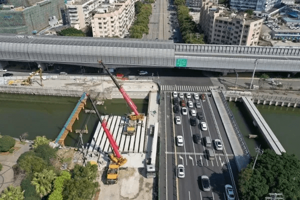 温州江滨西路灰桥浦桥将于下月中下旬实现全面