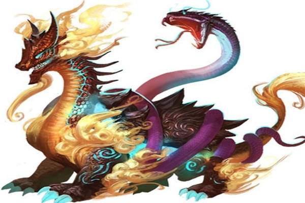 中国古代神话"四大神兽",对应十二时辰不同吉凶,也代表着星相和季节