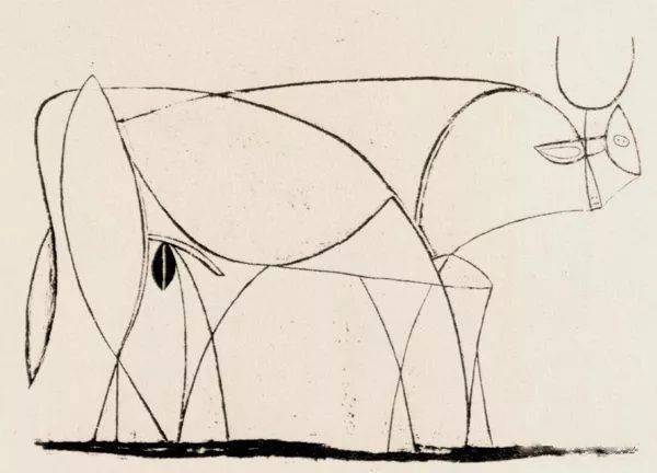 艺创网 | 毕加索极简公牛图,极不简单