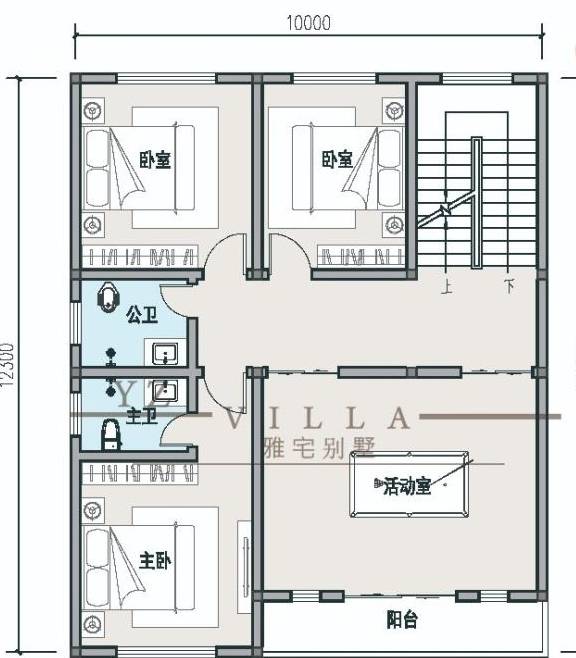 10x12米,安徽小伙为父母新建三层半徽派别墅,入户堂屋