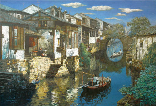 当代中国油画名家李正明·印象