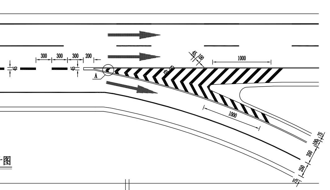 高速公路互通式立交匝道接线坡长20至40m或35至50m接线坡度差01至02