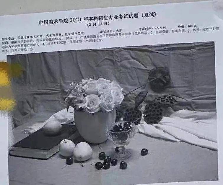 国美复试2021中国美术学院复试考题