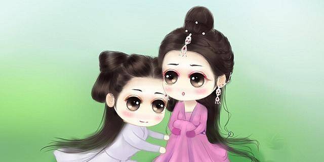 原创把赵丽颖演的古装角色绘画成手绘,周翡最呆萌,花千骨跑偏了!