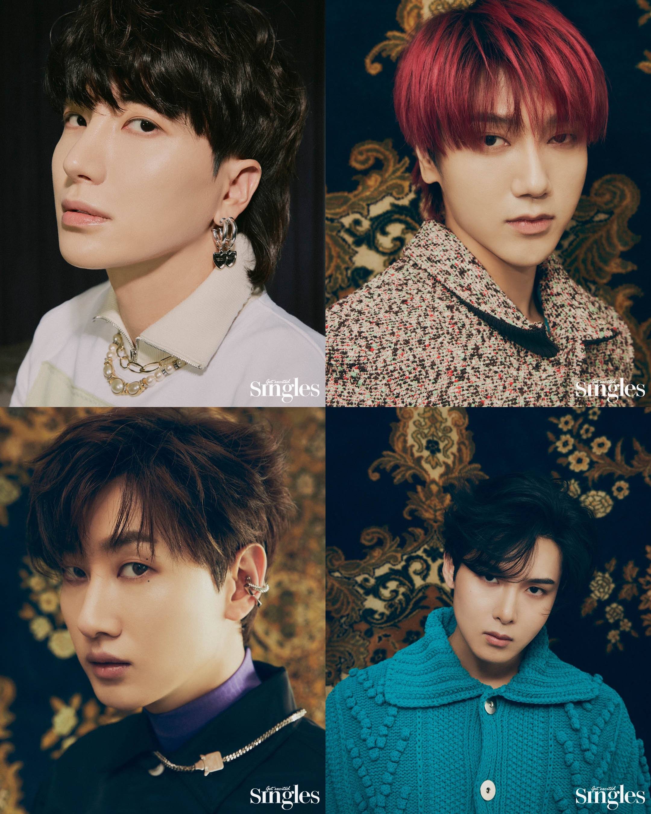 superjunior成员利特艺声银赫厉旭画报公开展示了出道17年的默契