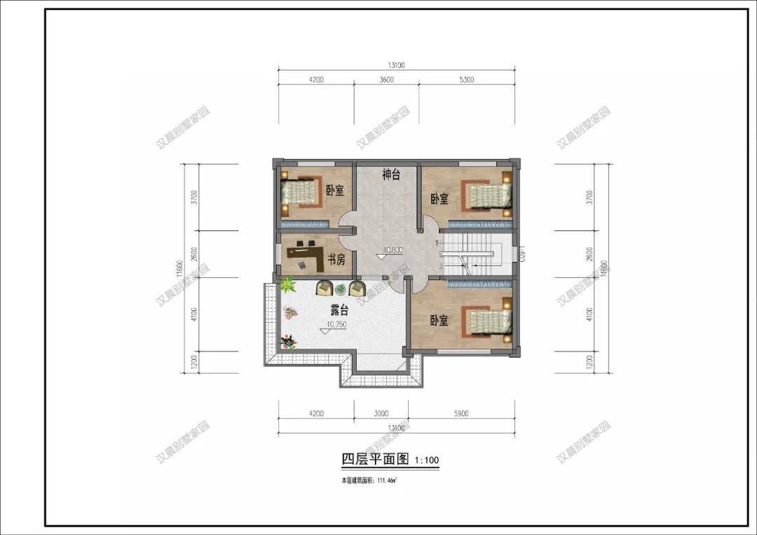 13x12米简欧风三层半自建别墅,这种硬朗的造型你会喜欢吗?