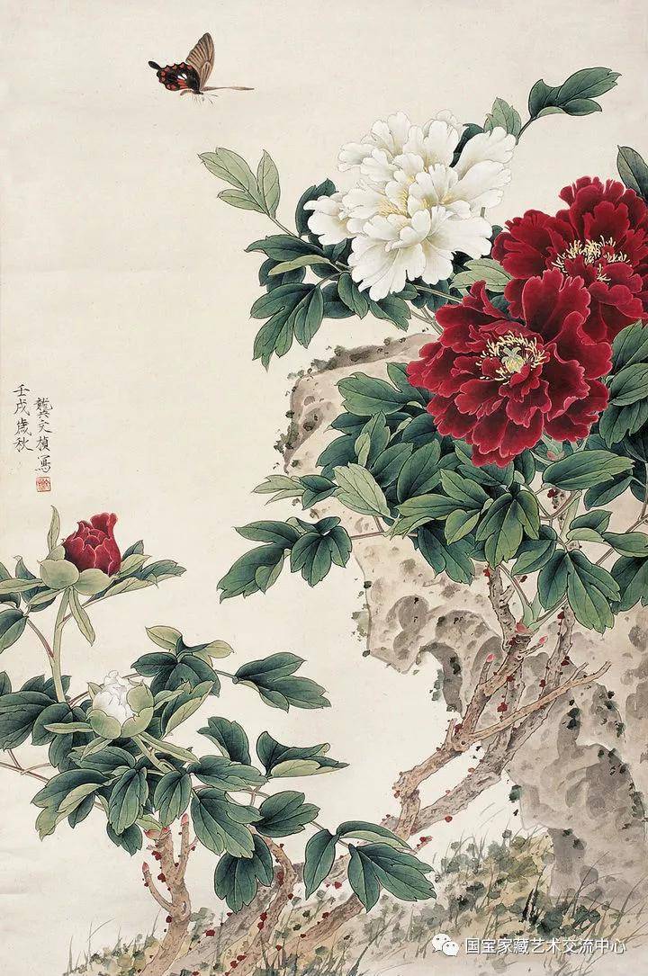 中年工笔花鸟画家龚文桢完全承受了这个传统.然而,不止于此.