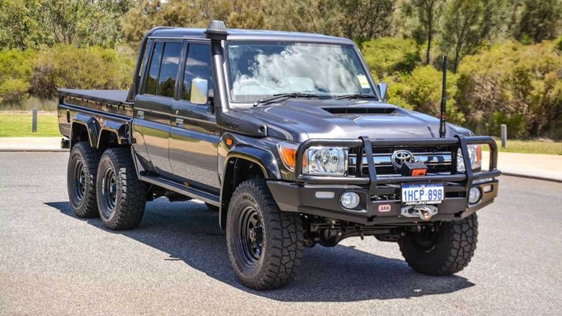 ev 6x6,今天角师傅再为大家介绍一款,2019丰田兰德酷路泽 gxl 6x6皮卡