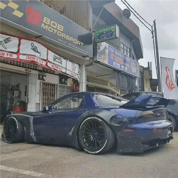 airbft气囊 李洋分享mazda rx7改装气动避震效果案例