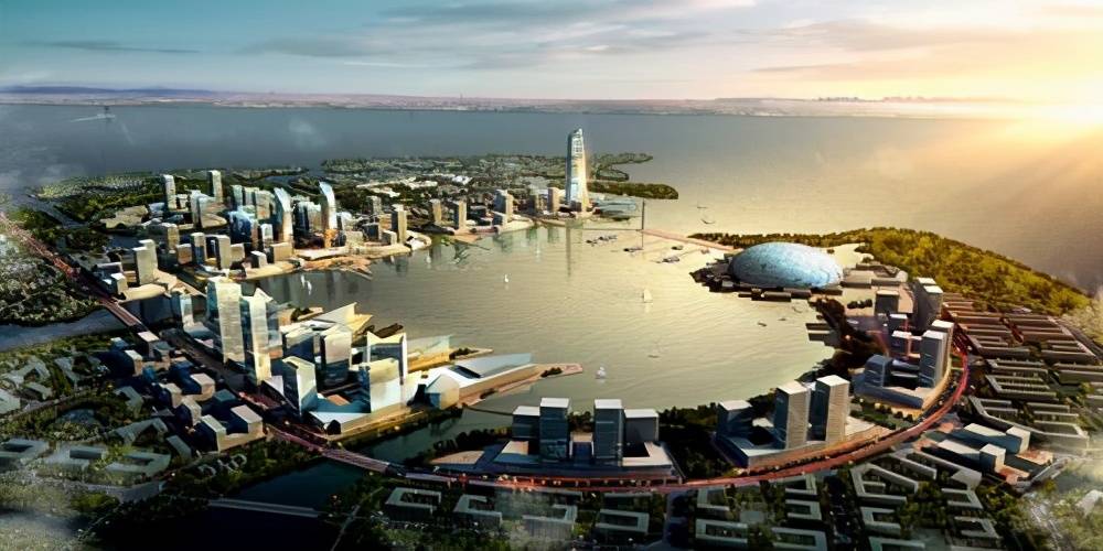 中国规模最大的填海工程:挖空两座山造海上城市,总投资600亿