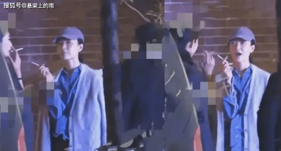 原创有人在网上曝光了万茜坐在张孝全阳台上抖着腿,抽着烟