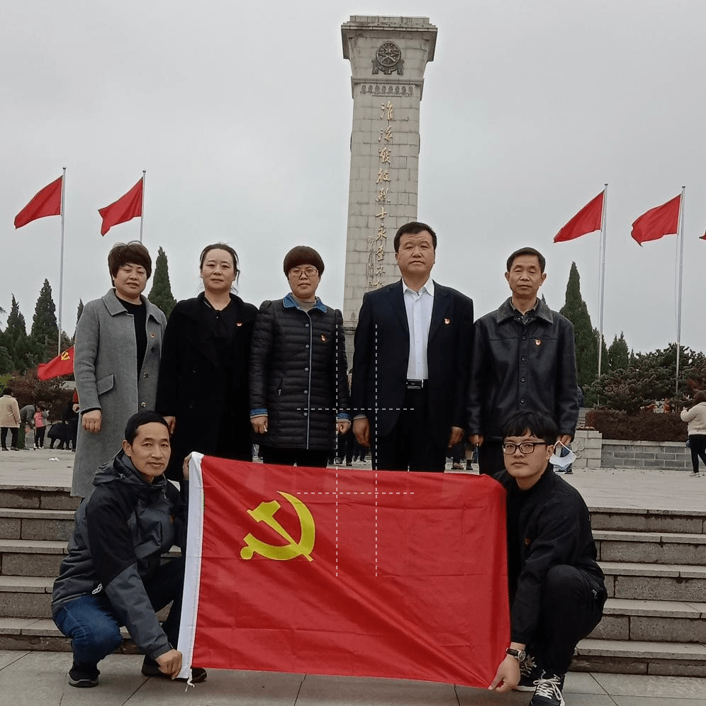 还组织县退役军人事务局,淮海战役双堆集烈士陵园,双堆集镇等各镇退役