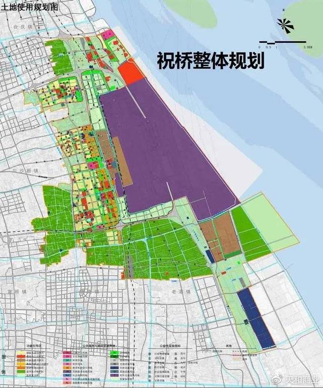 虽然图中主要的面积是浦东国际机场,空港产业区,但是上海东站的作用
