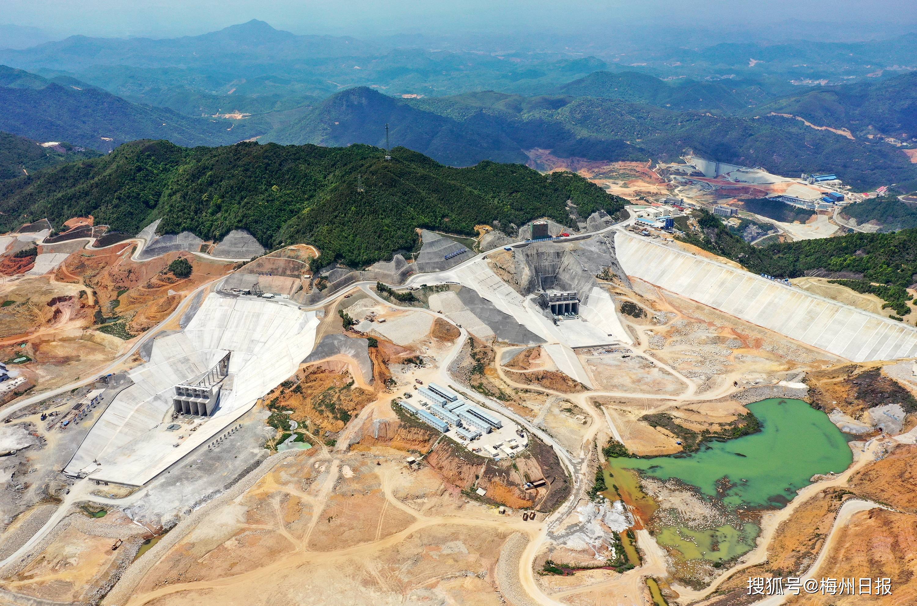 广纳八方水流,积攒造福一方!广东梅州五华抽水蓄能电站今日下闸蓄水