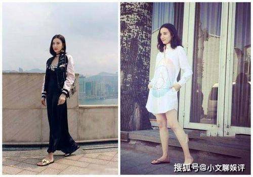 女明星们穿着拖鞋逛街,小仙女刘亦菲穿拖鞋照,刘亦菲的美无可挑剔