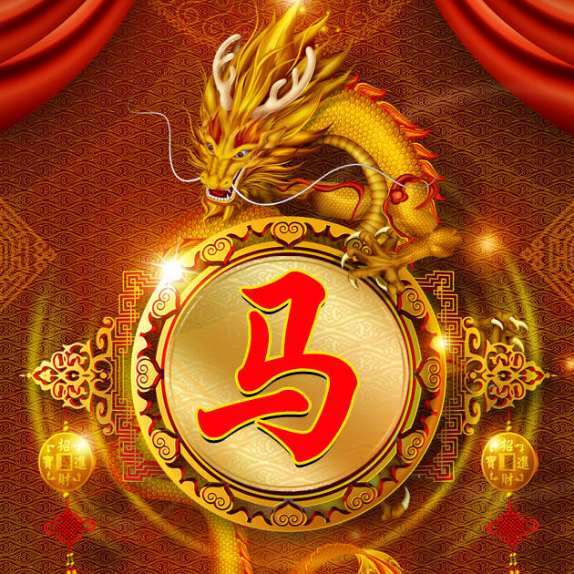 生肖龙微信头像:写上百家姓氏,炫酷朋友圈!