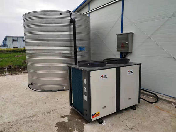 工地用空气能热水器全自动化智能控制商用空气能热水系统