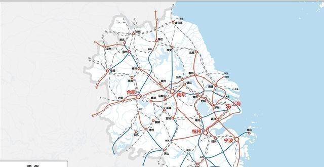 南京都市圈规划研究3个高铁城际项目:宁杭高铁二通道是其中之一