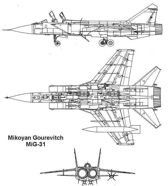 米格-31其装备了x-47m2"匕首"导弹,在大气层中最高速度超过10马赫的空