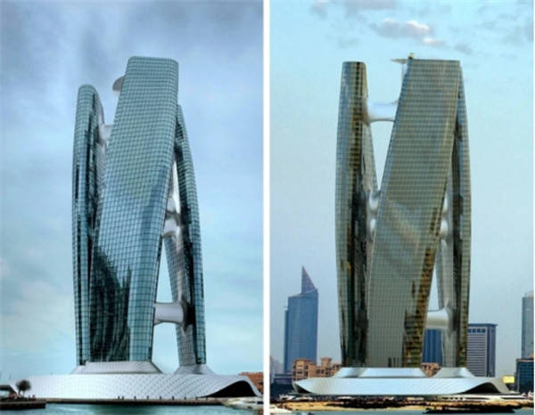 迪拜暴风塔:360度旋转大楼squall tower_建筑