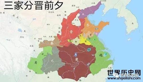 8张地图贯穿整个春秋战国局势的演变