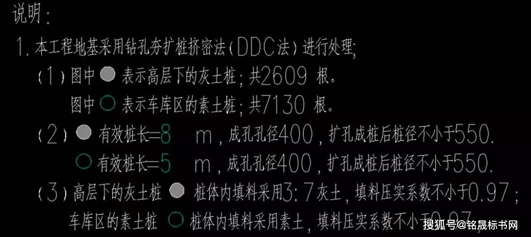 ddc桩施工工艺清单编制定额套项