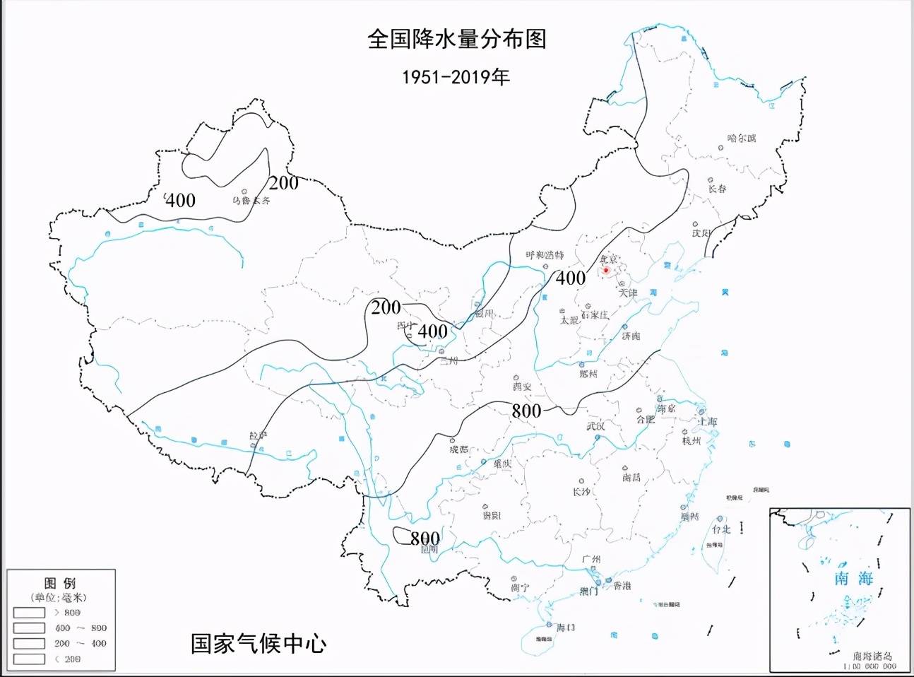 明长城在陕西北部一段是恰巧建设在了我国400毫米等降水量线上,这一