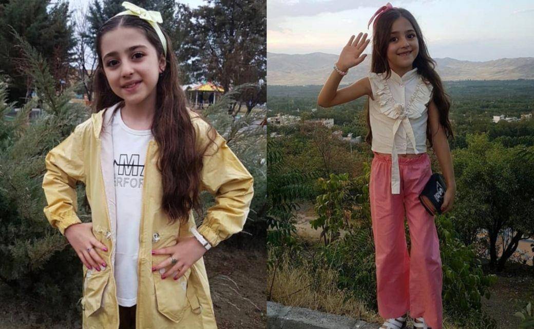 伊朗10岁女孩被冠以全球最美!爸爸辞职贴身保护_mahdis