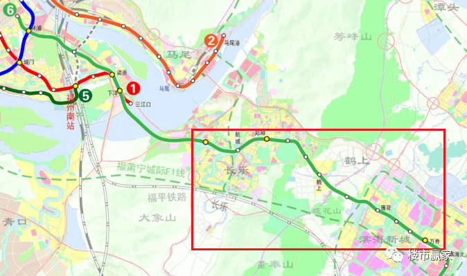 官方证实即将开通的地铁6号线长乐段有两个站点将暂缓开通