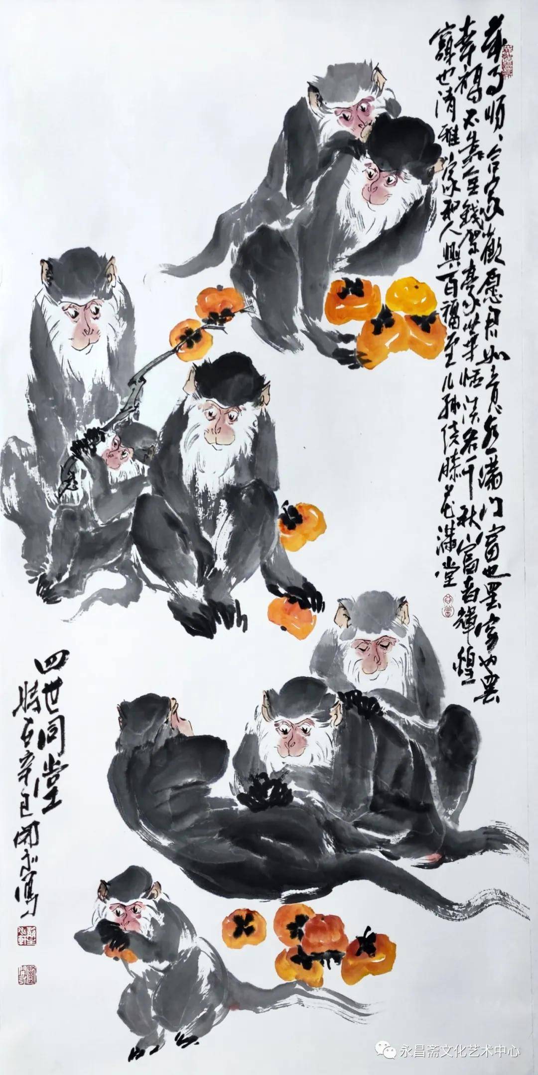 百猴闹春刘开永中国画展4月29日即将在淮北刘开渠纪念馆开幕