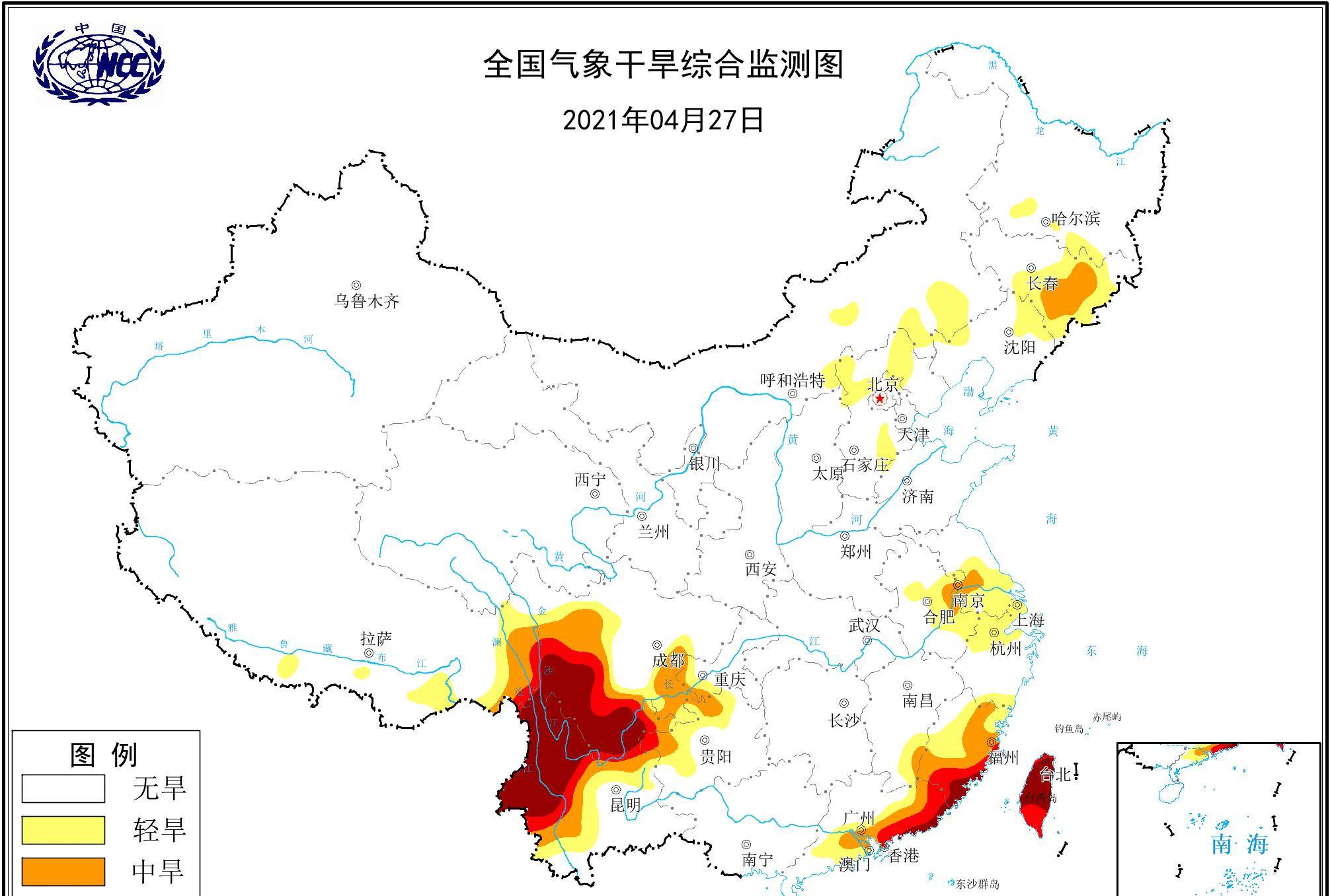 不过雨水强度比较小,下图为28号20时至29号20时的降水量分布图,在辽宁